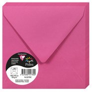 Enveloppes 140 mm, rouge groseille