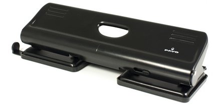 4-hole punch, black