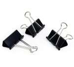 Pince double clip, (L)25 mm, écartement 9 mm, noir