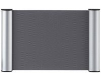 Plaque de porte clip, 245 x 155 mm - A5, argent