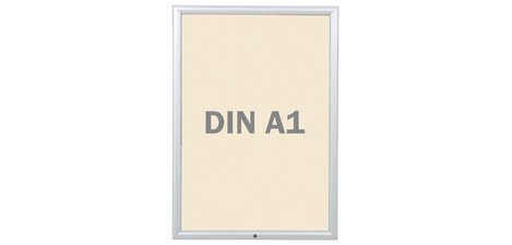 Wanddisplay Security A3 Rahmen 32 mm