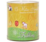 Kit de tampons à motif 'printemps', boite ronde