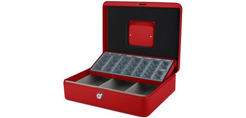 Caisse à monnaie avec trieur de pièces