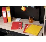 Chemise 3 rabats à élastiques carte lustrée 400g/m2 - A4