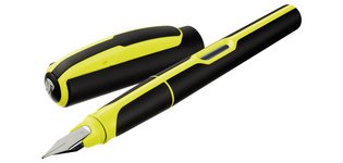 Stylo plume style 'Neon', taille de plume: M, jaune