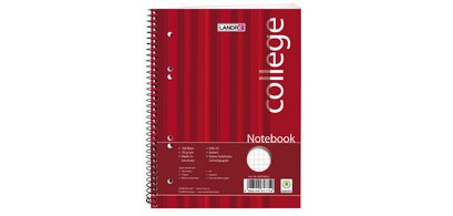 bloc-notes 'college', A5, 160 feuilles, quadrillé,
