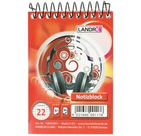 Notitieblok spiraal A7-formaat 40 vellen