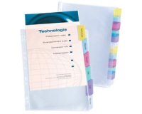 Pochettes perforées intercalaires, A4, 12 positions