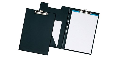 Porte-bloc à couverture Bantex, A4, noir