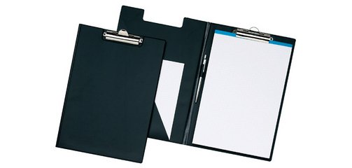 Porte-bloc à couverture Bantex, A4, noir