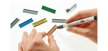 Magnetoflex U-Profil, 50 x 10 mm, noir