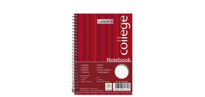 bloc-notes 'college', A6, 160 feuilles, quadrillé