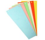 Fiches intercalaires trapèzoïdales, carton