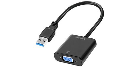 DIGITUS Adaptateur graphique USB 3.0 - VGA, noir