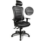 Fauteuil de bureau 'Head Point RS', noir / noir