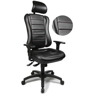 Fauteuil de bureau 'Head Point RS', noir / noir