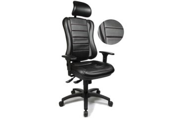 Fauteuil de bureau 'Head Point RS', noir / noir