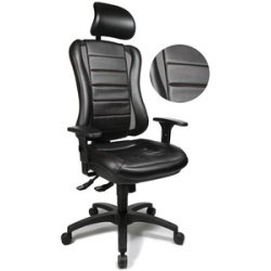 Fauteuil de bureau 'Head Point RS', noir / noir