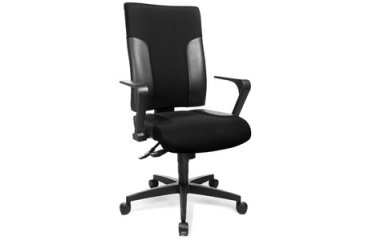 Fauteuil de bureau 'Two 20', noir / noir