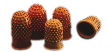 Doigtier, taille 0 - diamètre: 20 mm, orange
