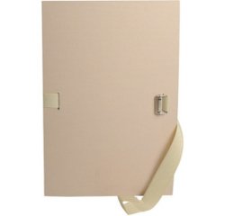 Stretchable folder without flap Exacompta folio format with 16 cm spine Mastic color