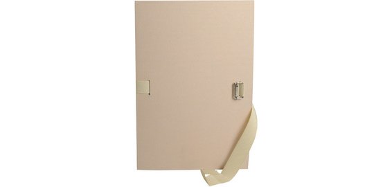 Chemise extensible sans rabat format folio Exacompta à boucle dos 16 cm couleur Mastic