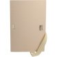 Stretchable folder without flap Exacompta folio format with 16 cm spine Mastic color