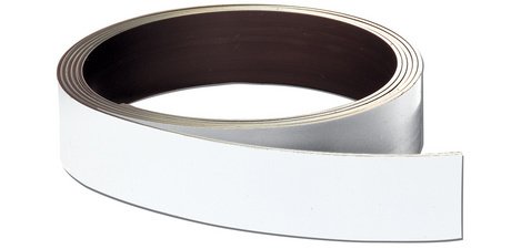 Magnetic tape, (L)10.000 x (W)8 x (H)30 mm, white