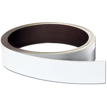 Ruban magnétique, (L)10.000 x (P)8 x (H)30 mm, blanc