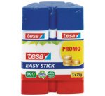 Tesa ecoLogo Bâton de colle Easy Stick, pack promo 3x 25 g
