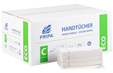 Fripa Essuie-mains ECO, 250 x 330 mm, pli-C, blanc