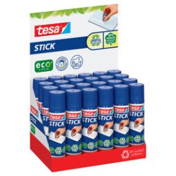 ecoLogo Stick Bâton de colle, 10 g, présentoir comptoir