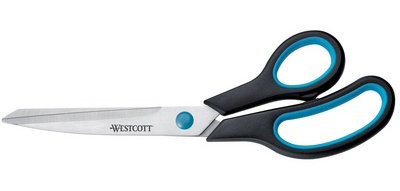 Ciseaux droitiers bouts pointus Easy Grip Westcott 24 cm