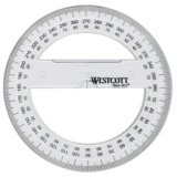 Rapporteur circulaire 360 degrés, 100 mm