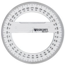 Rapporteur circulaire 360 degrés, 100 mm