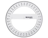 Rapporteur circulaire 360 degrés, 150 mm