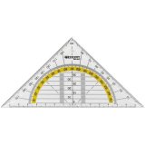 Equerre géométrique, hypoténuse: 140 mm
