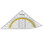 Equerre géométrique, hypoténuse: 140 mm, flexible