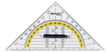 Geometrischer Winkel, Hypotenuse: 140 mm, Griff