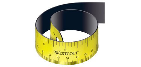 Règle plate, longueur: 300 mm, flexible, magnétique
