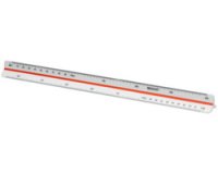 Reductie schaallat landmeter