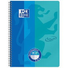 Schrift DUO Touch, A4+, 160 pagina's, blauw zeewater/aqua