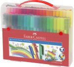 FABER-CASTELL Stylo feutre CONNECTOR PEN, coffret de 80