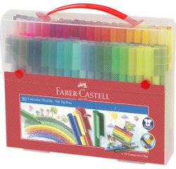 FABER-CASTELL Stylo feutre CONNECTOR PEN, coffret de 80