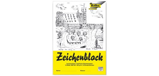 Bloc à dessiner, A3, 120 g/m2, 10 feuilles
