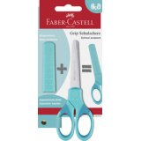 FABER-CASTELL Ciseaux scolaires GRIP, en blister, turquoise