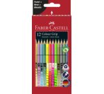 FABER-CASTELL Crayon de couleur triangulaire Colour GRIP