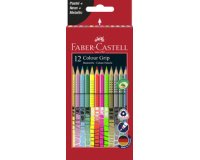 FABER-CASTELL Crayon de couleur triangulaire Colour GRIP