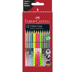 FABER-CASTELL Crayon de couleur triangulaire Colour GRIP