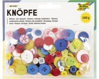 Set de boutons, 100 g, assorti